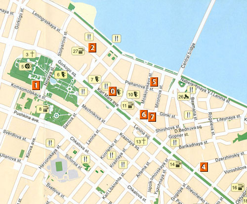 Dnepropetrovsk map